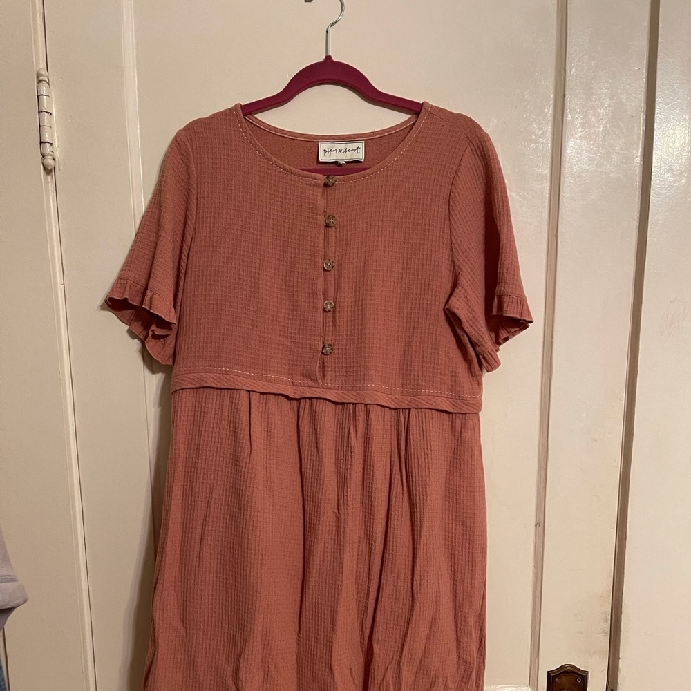 Piper + Scoot Mauve Dress